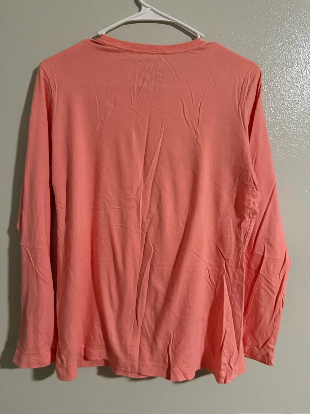 Nike Kids Long-Sleeve Tee in Coral